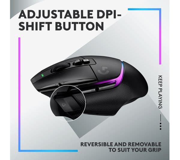 Logitech G502 X Plus Lightspeed Wireless Gaming Mouse Black - Image 6