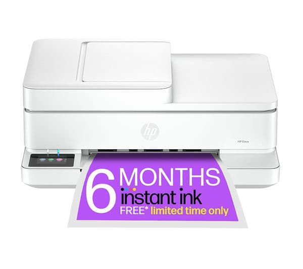 HP Envy 6530e All-in-One Inkjet Wireless Printer with Fax & 3 Months Instant Ink with HP+ - Image 1