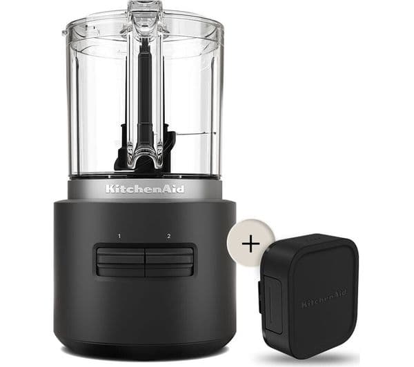 KITCHENAID 5KFCR531BM Cordless Chopper - Black - Image 1
