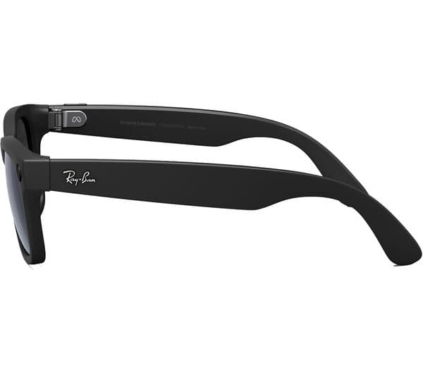 Ray-Ban Meta Wayfarer Large Glasses - Matte Black, Polarized Gradient Graphite - Image 3