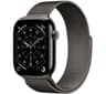 APPLE Watch Series 11 Cellular - 46 mm Slate Titanium Case with Slate Milanese Loop, M/L