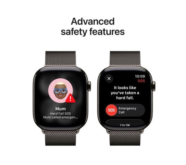 APPLE Watch Series 11 Cellular - 46 mm Slate Titanium Case with Slate Milanese Loop, M/L - Image 6