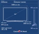 SAMSUNG T24E390 24" LED TV thumbnail 2