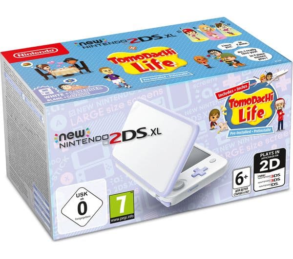 NINTENDO 2DS XL & Tomodachi Life - White & Lavender - Image 7