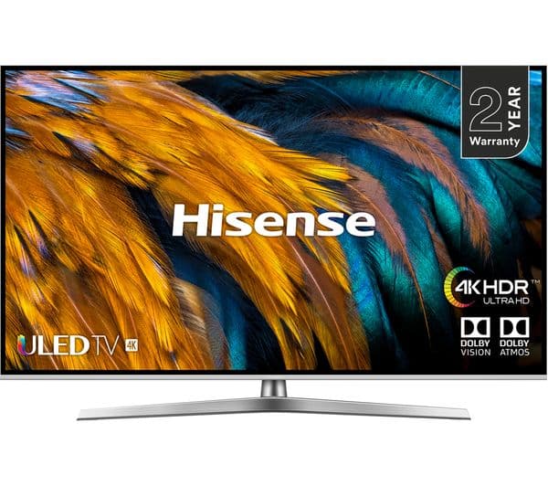HISENSE H55U7BUK 55” Smart 4K Ultra HD HDR LED TV - Image 1