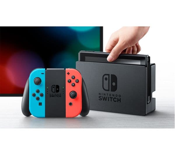 NINTENDO Switch Neon with eShop Credit - £30 - Image 8