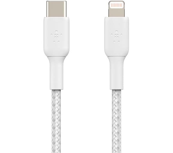 Belkin USB-C to Lightning Cable 1m White