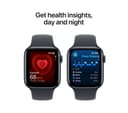 Apple Watch SE 2nd Gen Smartwatch 44mm Midnight Aluminium Midnight Sport Band S/M thumbnail 5