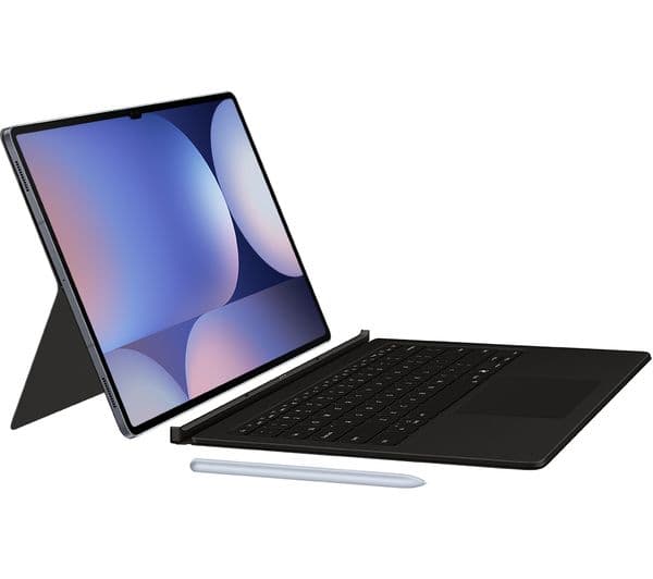 Samsung Galaxy Tab S10 Ultra S9 Ultra AI Book Cover Keyboard Slim - Black - Image 4