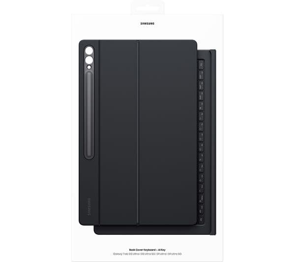 Samsung Galaxy Tab S10 Ultra S9 Ultra AI Book Cover Keyboard Slim - Black - Image 8