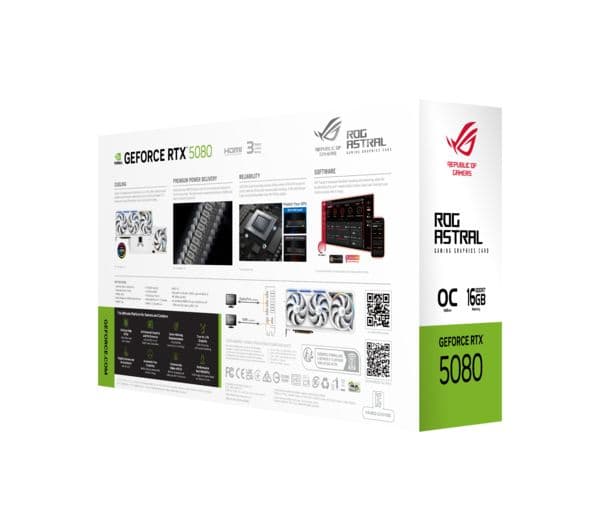 ASUS GeForce RTX 5080 16 GB ROG Astral Graphics Card - White - Image 9
