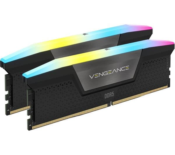 CORSAIR Vengeance RGB DDR5 6000 MHz PC RAM - 16 GB x 2 - Black - Image 3