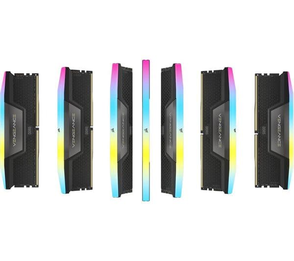 CORSAIR Vengeance RGB DDR5 6000 MHz PC RAM - 16 GB x 2 - Black - Image 4