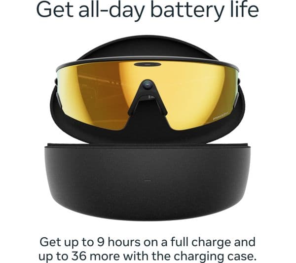 Oakley Meta Vanguard Smart Glasses with Prizm 24K Lenses - Black - Image 7