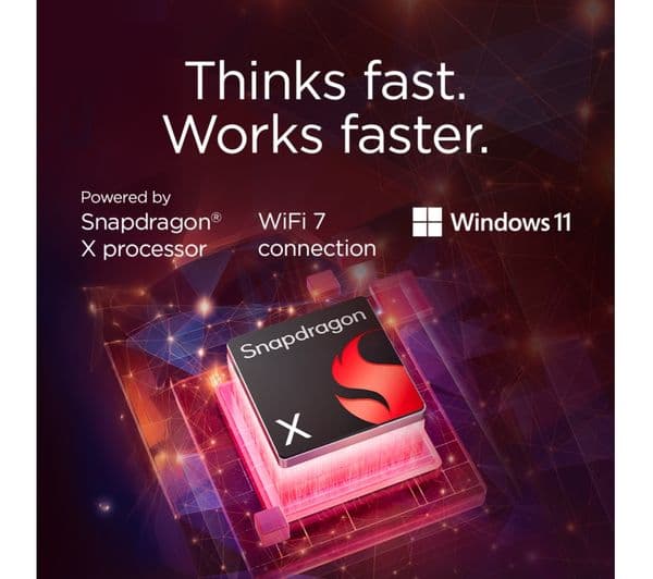 Lenovo IdeaPad Slim 3 15.3" Laptop, Copilot+ PC - Snapdragon X, 256 GB SSD, Luna Grey - Image 7