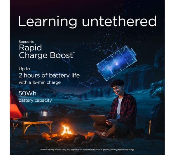 Lenovo IdeaPad Slim 3 15.3" Laptop, Copilot+ PC - Snapdragon X, 256 GB SSD, Luna Grey - Image 9