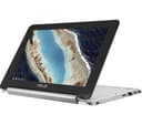 ASUS C101 10.1" 2 in 1 Chromebook - 16 GB eMMC, Silver thumbnail 1