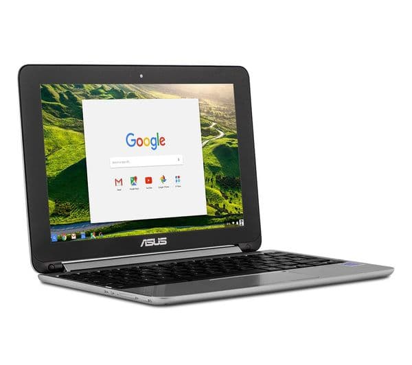 ASUS C101 10.1" 2 in 1 Chromebook - 16 GB eMMC, Silver - Image 6