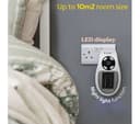 RUSSELL HOBBS RHPH2001 Ceramic Plug Heater - Black & White thumbnail 4