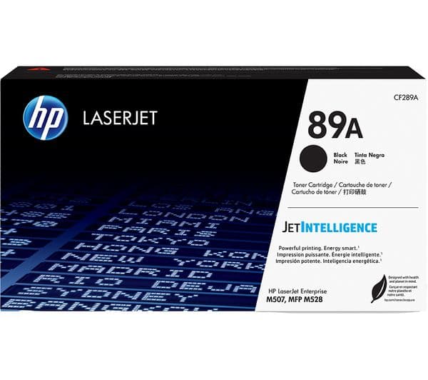 HP 89A - black - original - LaserJet - toner cartridge (CF289A) - Image 1