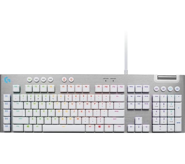 LOGITECH G815 Mechanical Gaming Keyboard - White - Image 1