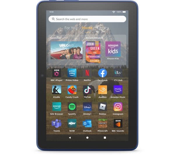 AMAZON Fire HD 8 Tablet (2022) - 32 GB, Blue - Image 1