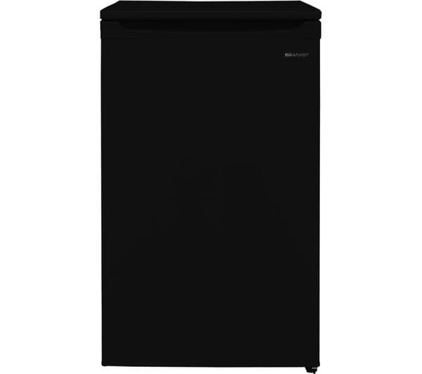 SHARP SJ-UE080M4B-EN Undercounter Fridge - Black - Image 1