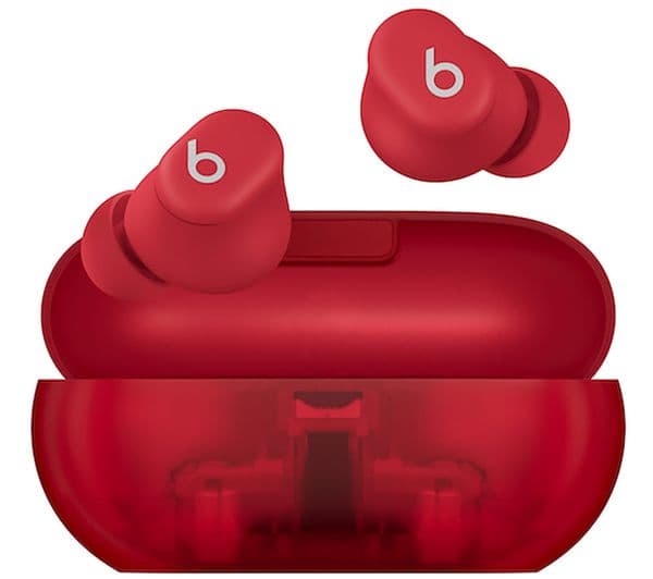 Beats Solo Buds Transparent Red - Image 1