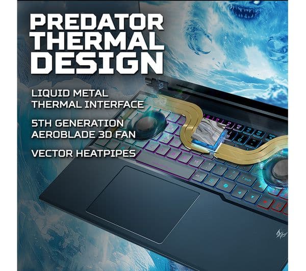 Acer Predator Helios Neo 16 AI 16" Gaming Laptop - Intel® Core™ Ultra 9, RTX 5070 Ti, 1 TB SSD - Image 6