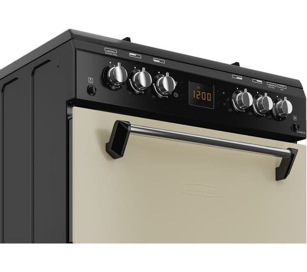 LEISURE CLA60GAC 60 cm Gas Cooker - Cream & Black - Image 3