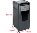 REXEL Optimum AutoFeed+ 600M Micro Cut Paper Shredder thumbnail 5