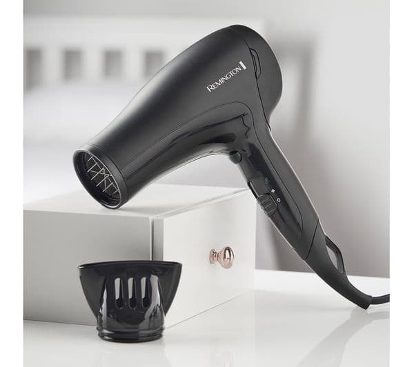 REMINGTON Power Dry D3010 Hair Dryer - Black - Image 2