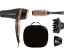 REMINGTON D6960GP Salon Smooth Hairdryer Gift Set - Black & Gold thumbnail 1