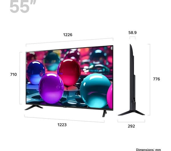 LG 55" UA73 4K - Image 7