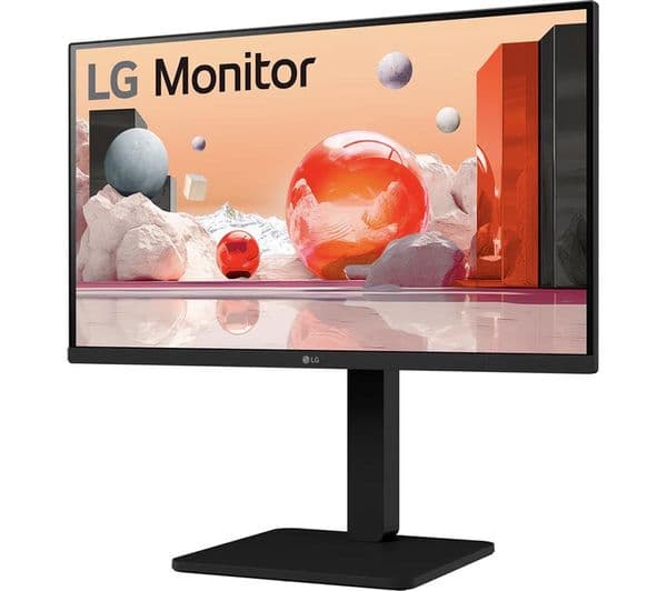 LG 24BA450-B Full HD 24" LED Monitor - Black - Image 3