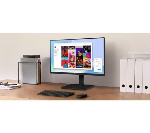 LG 24BA450-B Full HD 24" LED Monitor - Black - Image 6