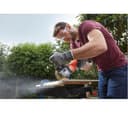 BLACK + DECKER BEG010A5-GB 710 W 115 mm Small Angle Grinder & Discs - Orange & Black thumbnail 3