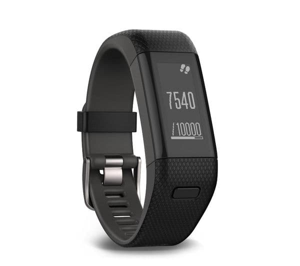GARMIN vivosmart HR+ - Black, Medium - Image 1