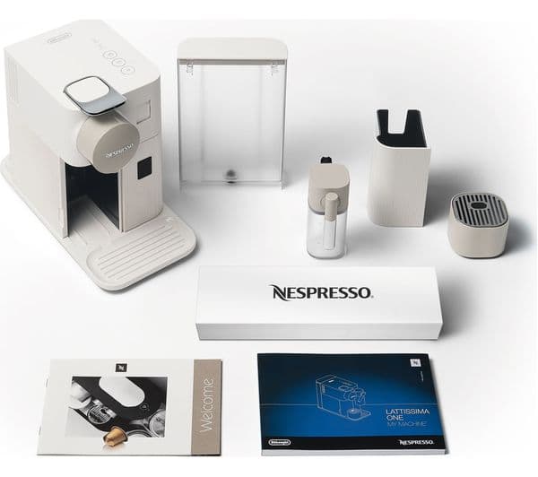 NESPRESSO by De'Longhi Lattissima One EN500W Coffee Machine - White - Image 7