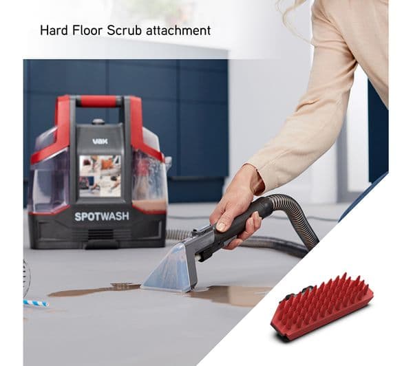 VAX SpotWash CDCW-CSXS Carpet Cleaner - Graphite & Red - Image 6