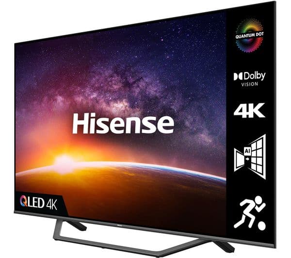 HISENSE 55A7GQTUK 55" Smart 4K Ultra HD HDR QLED TV with Alexa & Google Assistant - Image 3