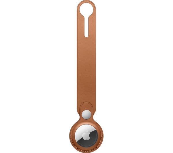 APPLE AirTag Leather Loop - Saddle Brown - Image 3