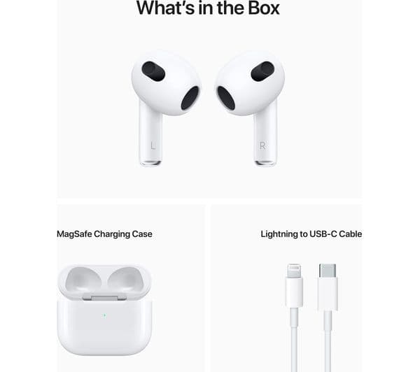 APPLE AirPods with MagSafe Charging Case (3rd generation) - White - Image 8