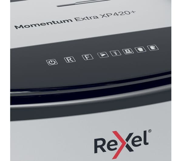 REXEL Momentum Extra XP420+ Cross Cut Paper Shredder - Image 4