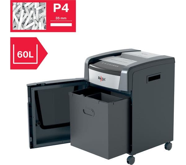 REXEL Momentum Extra XP420+ Cross Cut Paper Shredder - Image 6