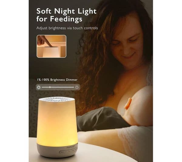 MOMCOZY Smart Baby Sound Machine - White - Image 3