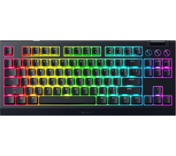 Razer BlackWidow V4 Tenkeyless Wireless Keyboard Black - Image 1