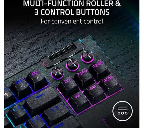 Razer BlackWidow V4 Tenkeyless Wireless Keyboard Black - Image 5