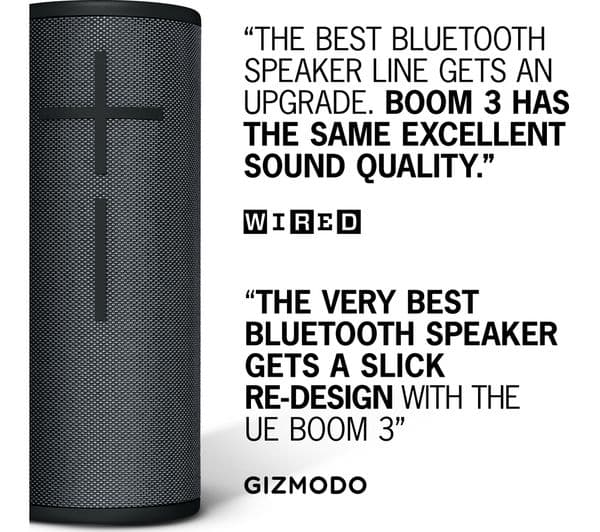 ULTIMATE EARS BOOM 3 Portable Bluetooth Speaker - Black - Image 3