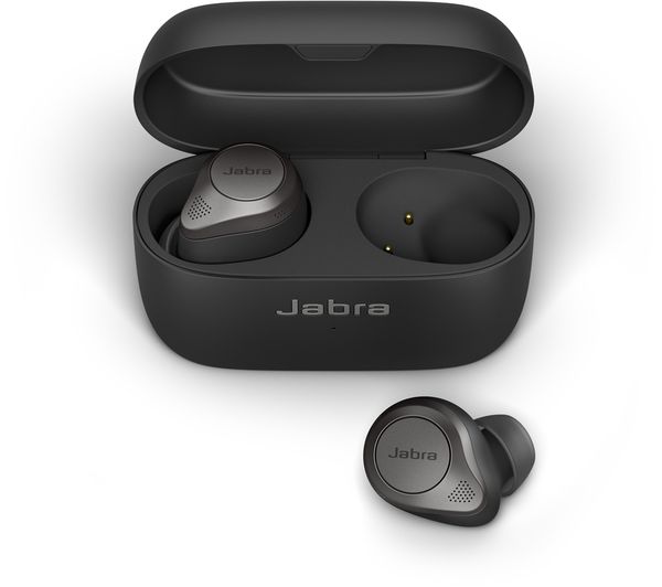 JABRA Elite 85t Wireless Bluetooth Noise-Cancelling Earbuds - Titanium Black - Image 2